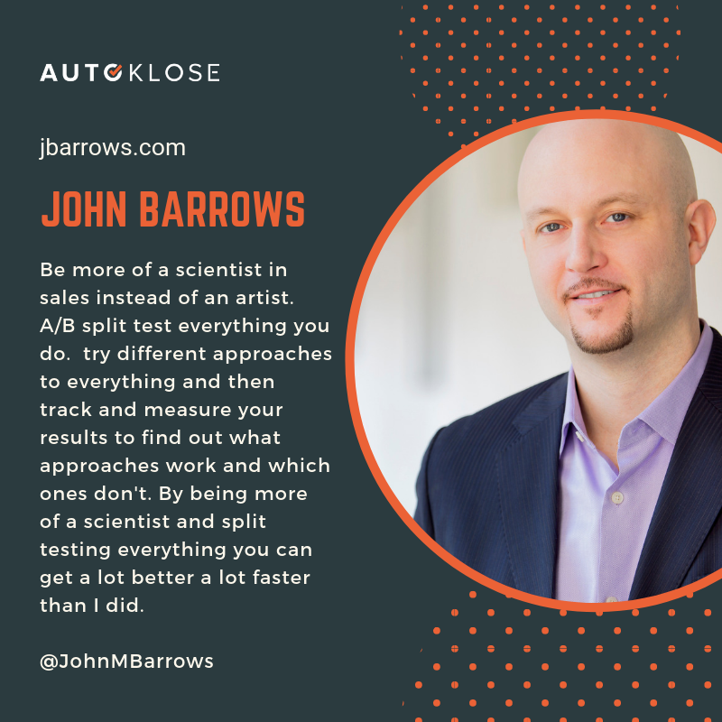 Great Salespeople: John Barrows