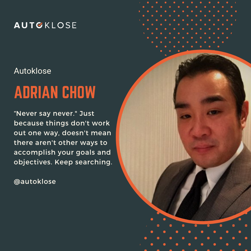 Great Salespeople: Adrian Chow