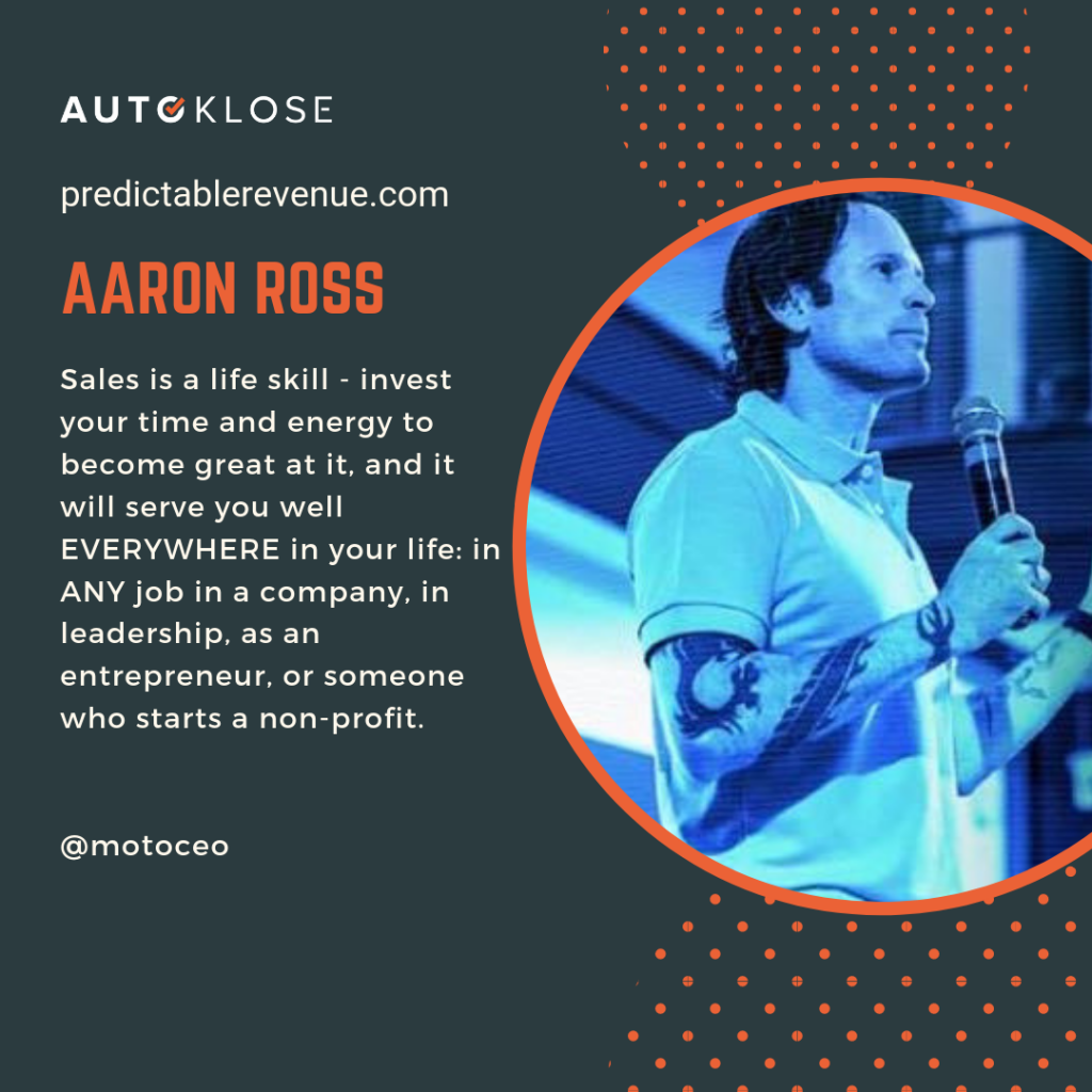 Great Salespeople: Aaron Ross