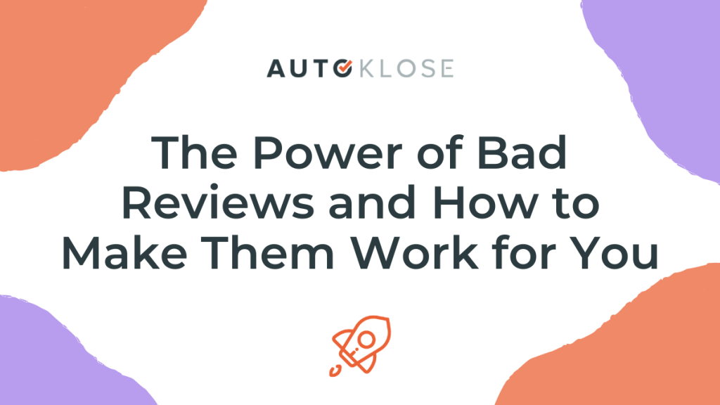 The Power of Bad Reviews 