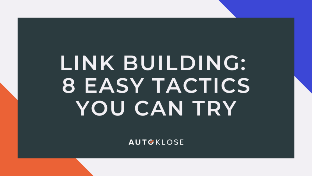 link building tactics