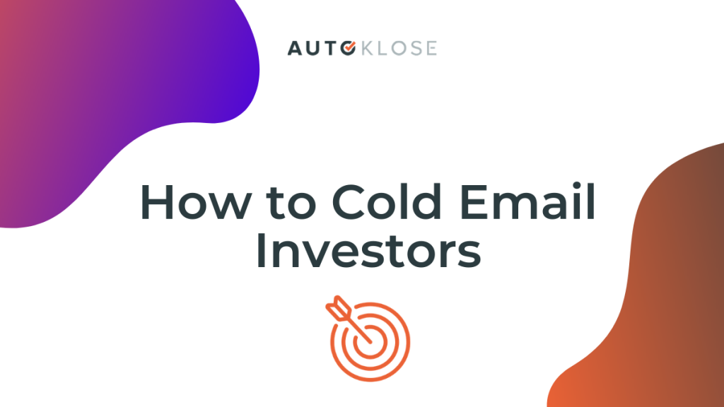 cold email investors