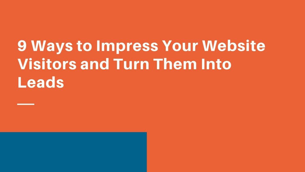 turn website visitors into leads