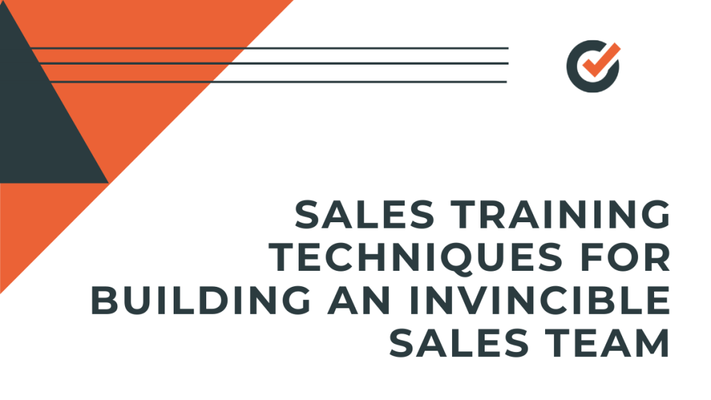 sales training techniques