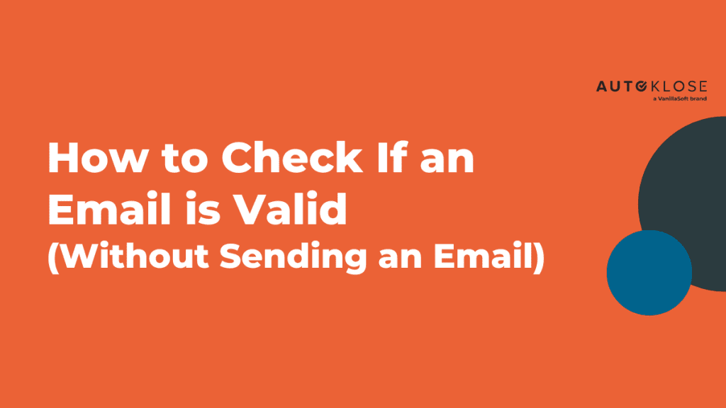 How To Check If An Email Is Valid Without Sending An Email 